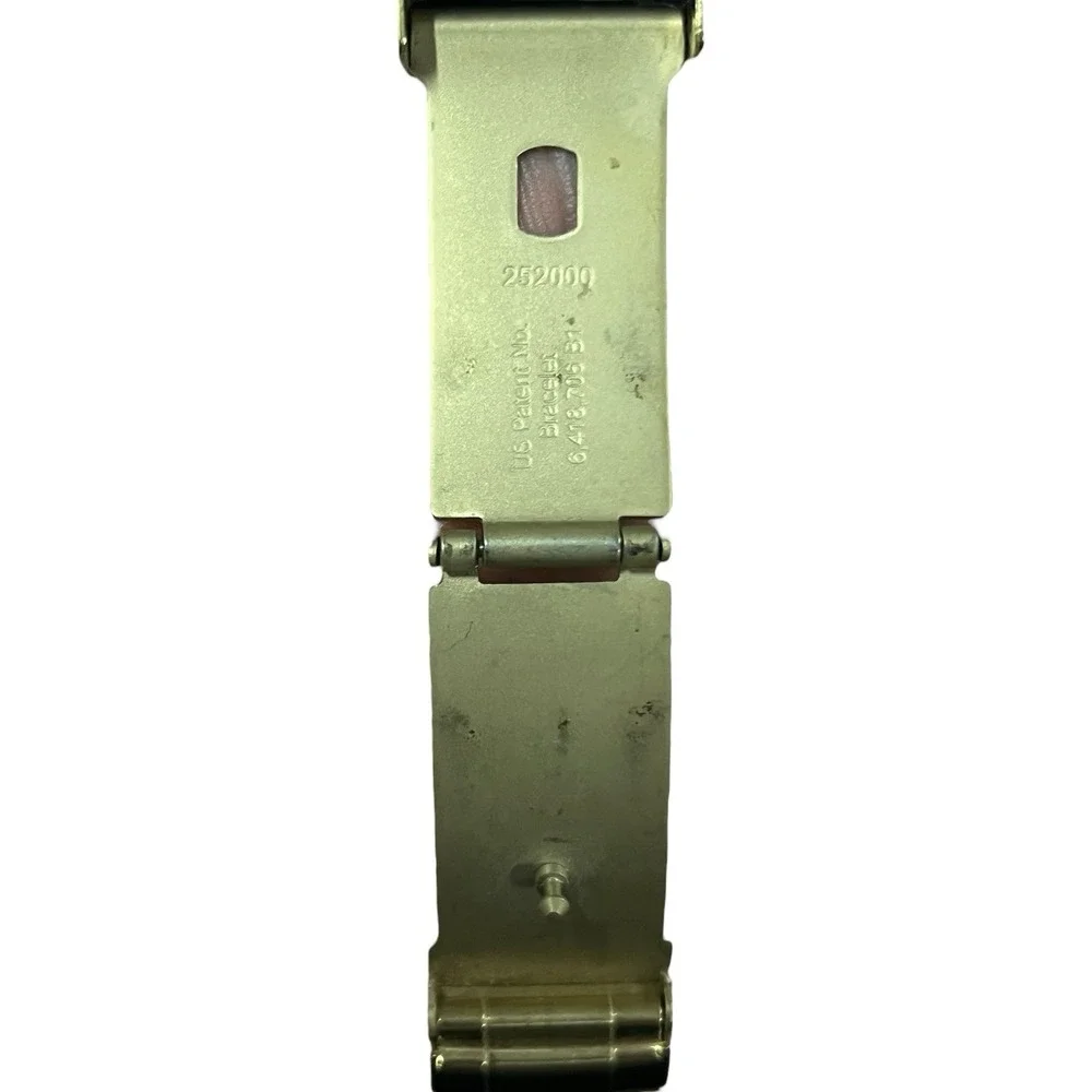 Fossil Riley ES 3384 Gold Bracelet Black‎ Face Swarovski Crystal Dial & Bezel